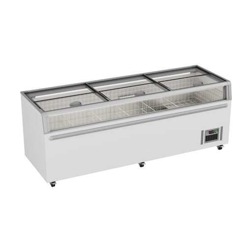 Thermaster Supermarket Island Freezer with Glass Sliding Lids 1105L - ZCD-L250G