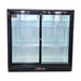 AG Twin Sliding Door Bar Fridge - Black Body & Doors 220L - BEER2-SD