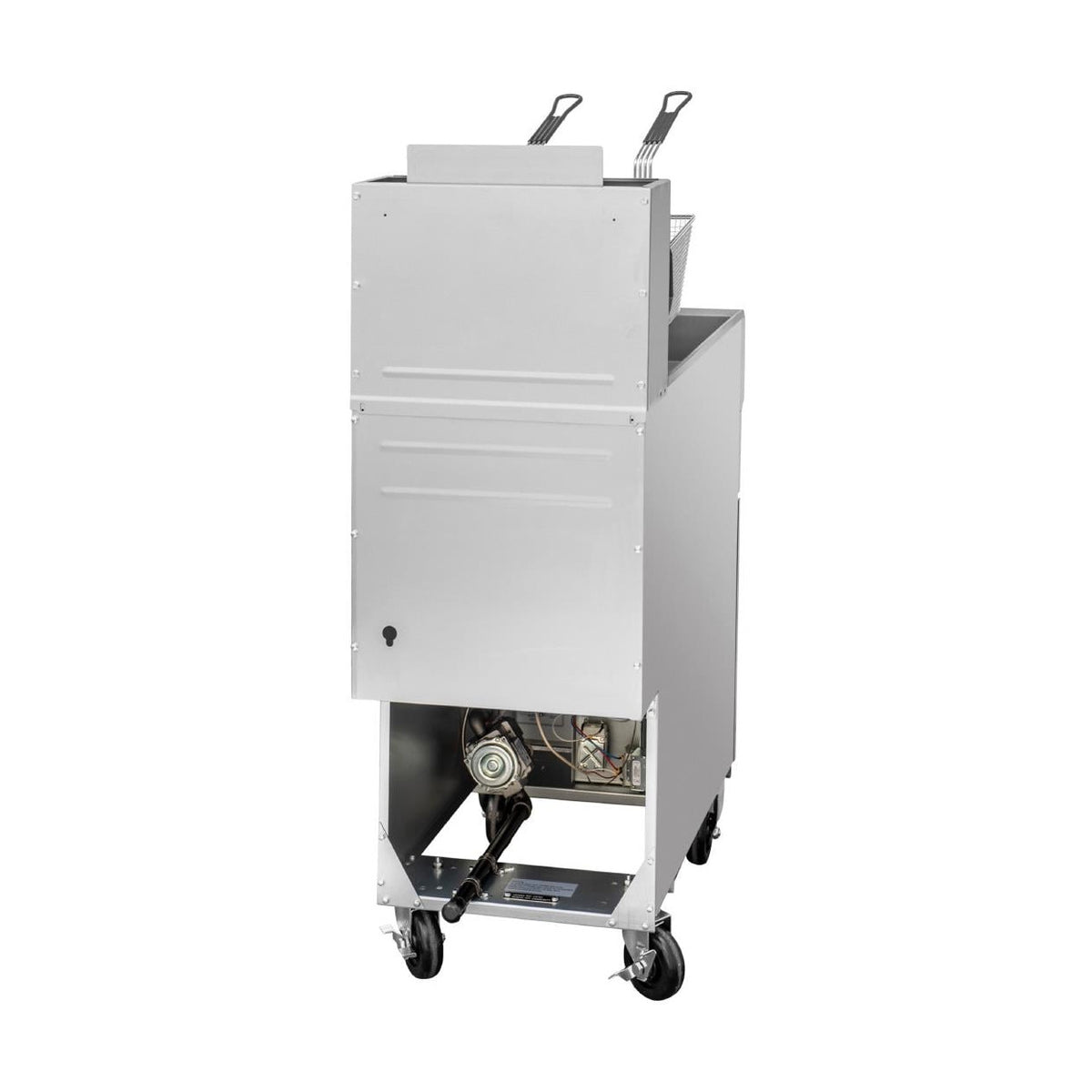 Apuro Twin Basket Single Tank Gas Fryer 23Ltr LPG - JB834-P