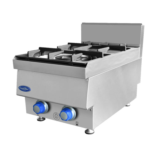Cookrite 2 Burner Cook Top 650 LPG - AT65G2B-C-LPG