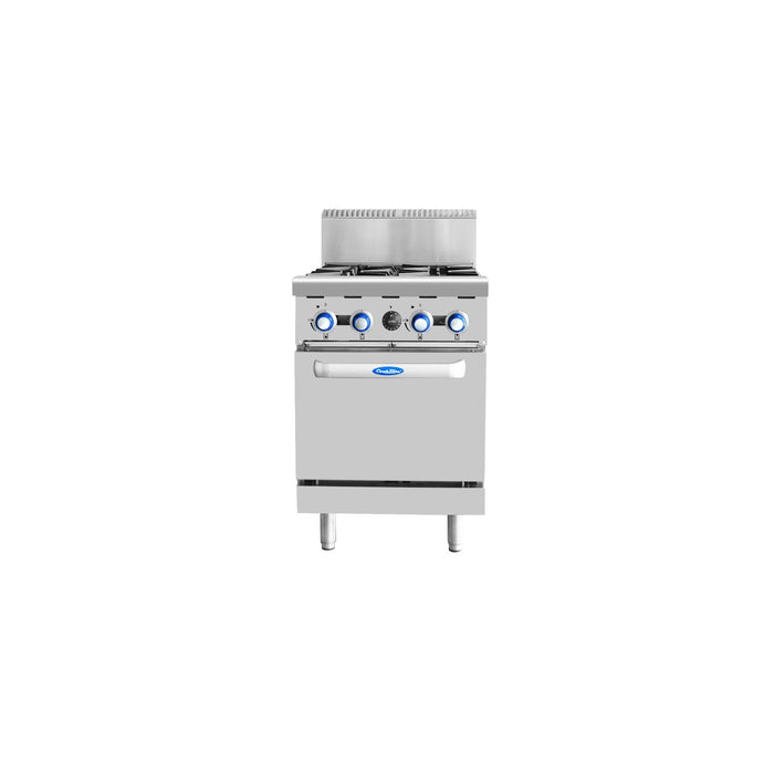 Cookrite 4 Burners With Oven LPG - AT80G4B-O-LPG