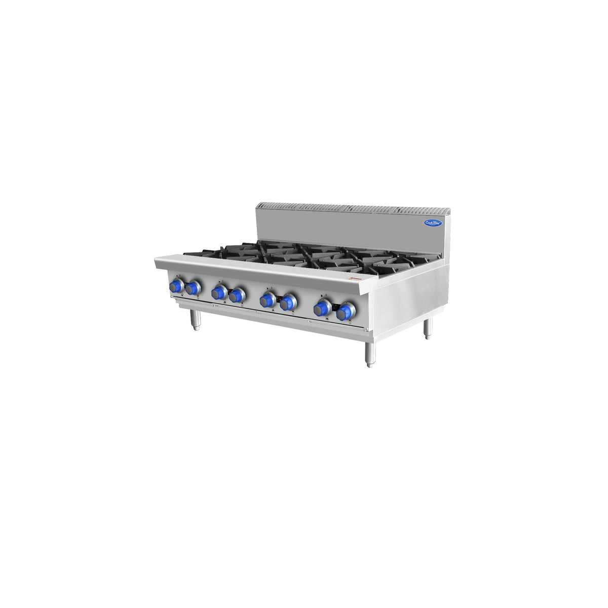 Cookrite Open 8 Burner Cook Tops LPG - AT80G8B-C-LPG