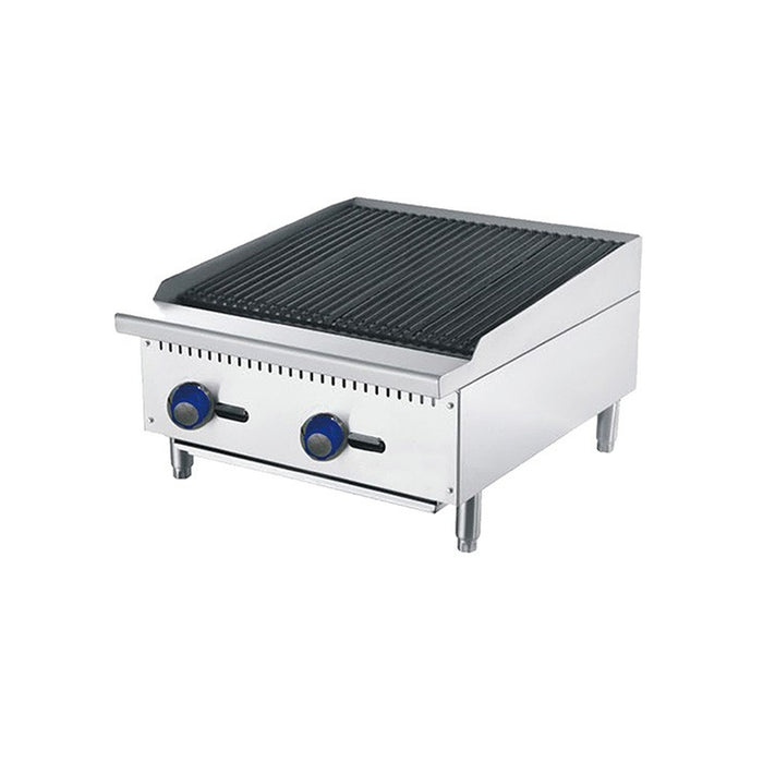 Cookrite 610MM Char Rock Broiler W610 X D700 X H385 - ATCB-24-LPG