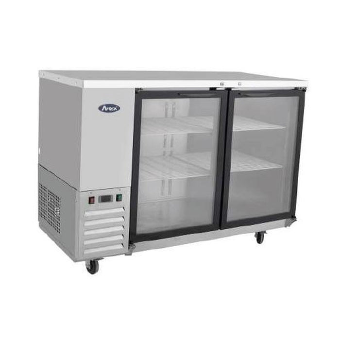 Atosa Back Bar Fridge With Glass Door - MBB59G