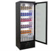 AG Upright Glass Door Display / Backbar Fridge - Black 300L - B300G