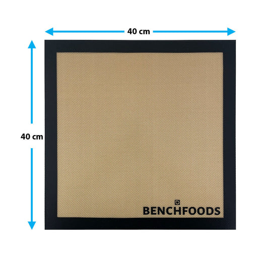 BenchFoods 40 x 40 cm Premium Silicone Non-Stick Solid Mats 16 Pack