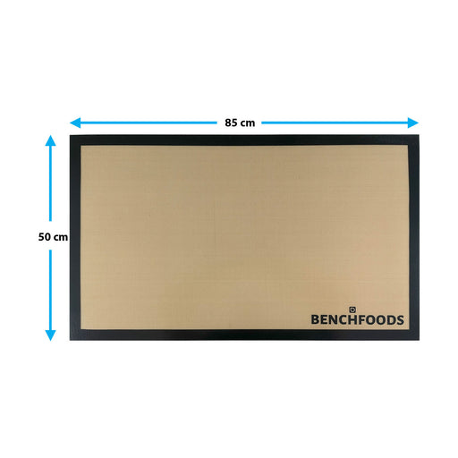 BenchFoods 50 x 85 Premium Silicone Non-Stick Solid Mats 14 Pack