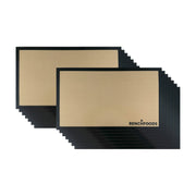 BenchFoods 50 x 85 Premium Silicone Non-Stick Solid Mats 14 Pack