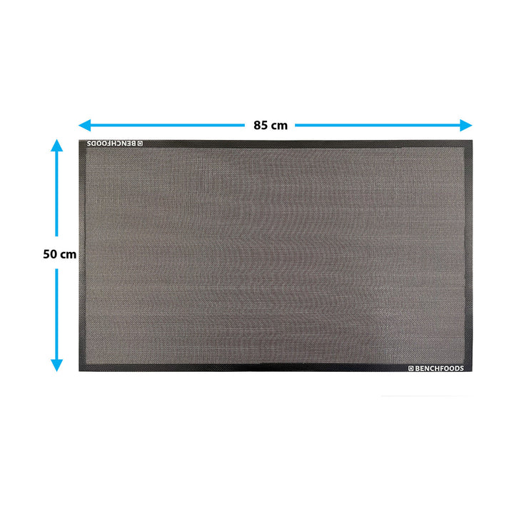 BenchFoods 50 x 85 cm Premium Silicone Non-Stick Mesh Mats 28 Pack