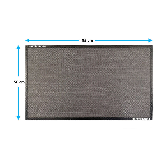 BenchFoods 50 x 85 cm Premium Silicone Non-Stick Mesh Mats 28 Pack