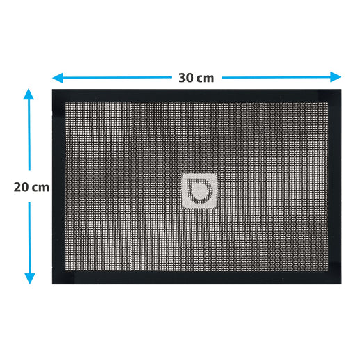 BenchFoods 20 x 30cm Premium Silicone Non-Stick Mesh Mats 10 Pack