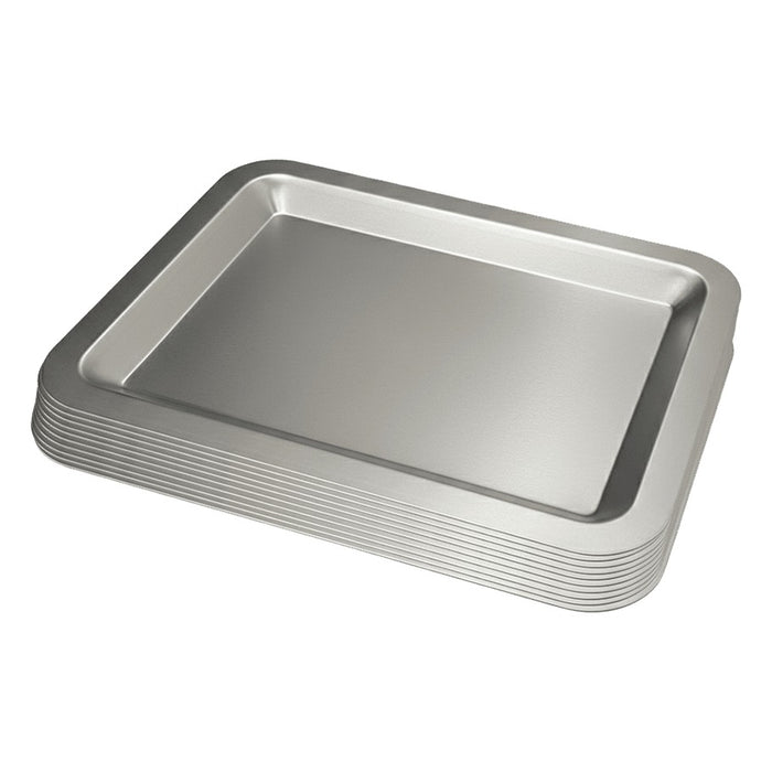 BenchFoods 20 x 30cm Stainless Steel Pan Trays 10 Pack