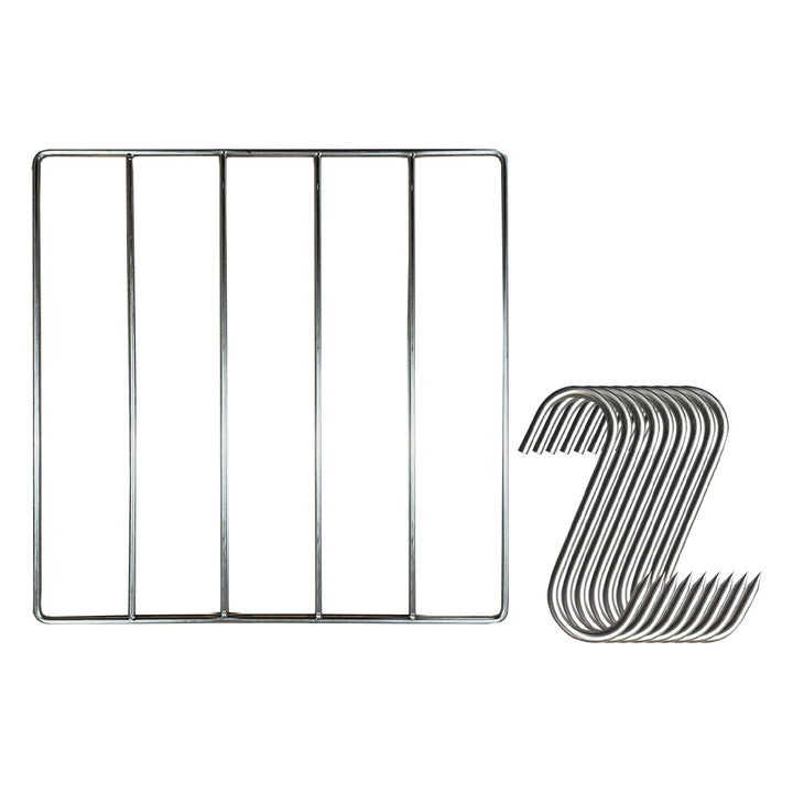 BenchFoods 40 x 40cm Biltong Hook & Rack Bundle