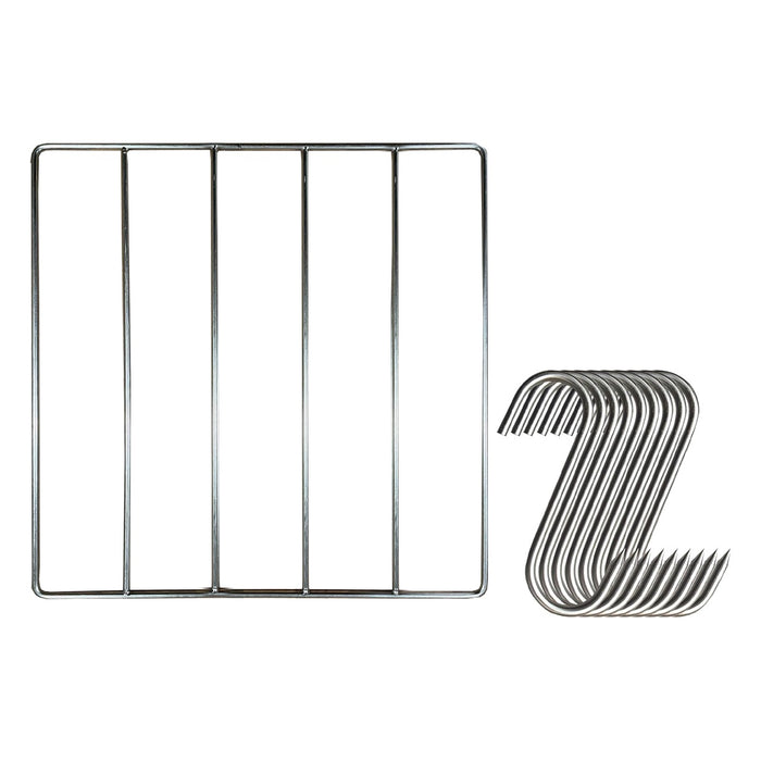 BenchFoods 40 x 40cm Biltong Hook & Rack Bundle