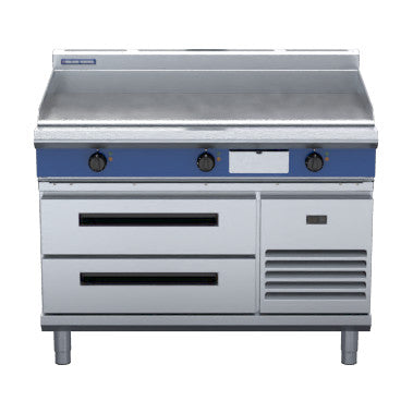 Blue Seal Evolution Series 1200mm Electric Griddle – Refrigerated Base - EP518-RB