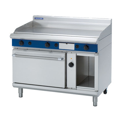 Blue Seal Evolution Series 1200mm Gas Griddle Electric Convection Oven Range - GPE58