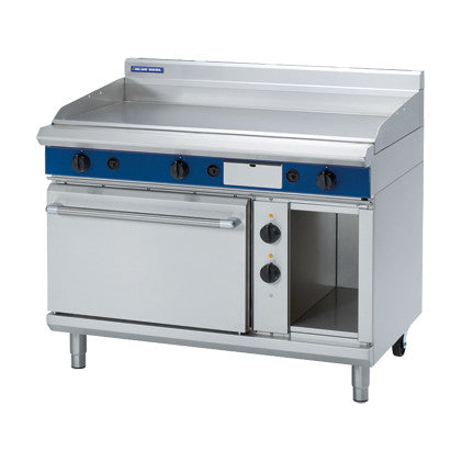 Blue Seal Evolution Series 1200mm Gas Griddle Electric Static Oven Range - GPE508