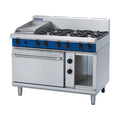 Blue Seal Evolution Series 1200mm Gas Range Electric Static Oven - GE508C