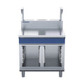 Blue Seal Evolution Series 900mm Bench Top With Salamander Support – Cabinet Base - B90S-CB