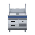 Blue Seal Evolution Series 900mm Bench Top With Salamander Support – Refrigerated Base - B90S-RB