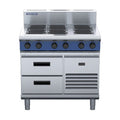 Blue Seal Evolution Series 900mm Electric Cooktop – Refrigerated Base - E516D-RB