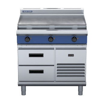 Blue Seal Evolution Series 900mm Electric Cooktop – Refrigerated Base - E516A-RB
