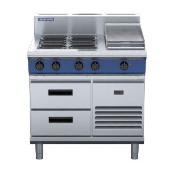 Blue Seal Evolution Series 900mm Electric Cooktop – Refrigerated Base - E516C-RB