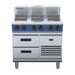 Blue Seal Evolution Series 900mm Electric Cooktop Sealed Hobs - Refrigerated Base - E516S-RB