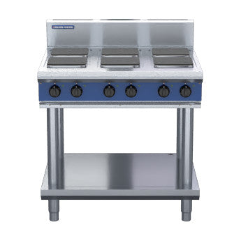 Blue Seal Evolution Series 900mm Electric Cooktop Sealed Hobs - Leg Stand - E516S-LS