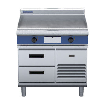 Blue Seal Evolution Series 900mm Electric Griddle – Refrigerated Base - EP516-RB