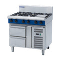 Blue Seal Evolution Series 900mm Gas Cooktop – Refrigerated Base - G516D-RB
