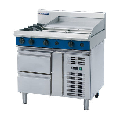 Blue Seal Evolution Series 900mm Gas Cooktop – Refrigerated Base - G516B-RB