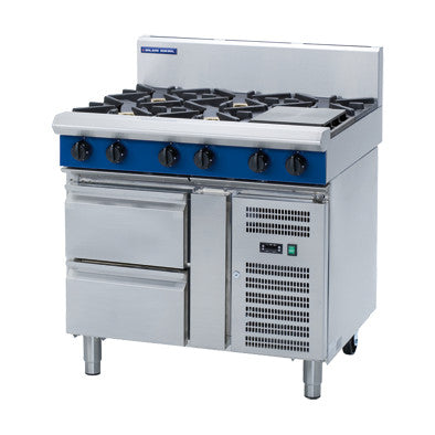 Blue Seal Evolution Series 900mm Gas Cooktop – Refrigerated Base - G516D-RB