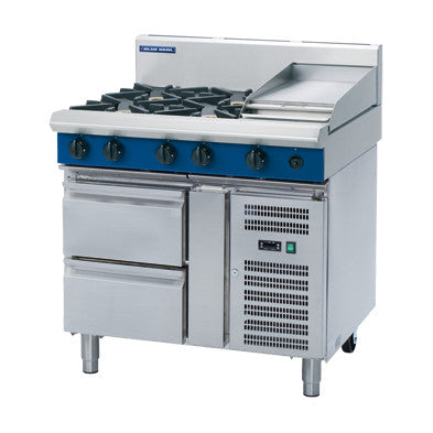Blue Seal Evolution Series 900mm Gas Cooktop – Refrigerated Base - G516C-RB