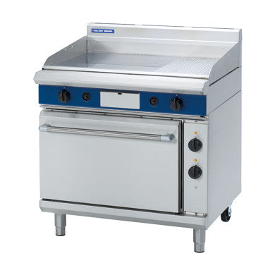 Blue Seal Evolution Series 900mm Gas Griddle Electric Static Oven Range - GPE506