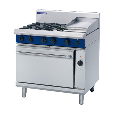 Blue Seal Evolution Series 900mm Gas Range Electric Convection Oven - GE56C