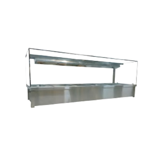 Jasper Wet Hot Food Display 1730 MM BM5 Holds 5 X 1/1 GN Pans (pans Not Included) 15 Amp - BM5
