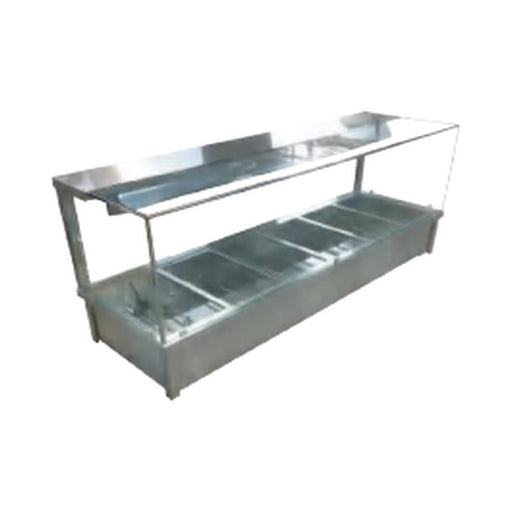 Jasper Wet Hot Food Display 2060 MM BM6 Holds 6 X 1/1 GN Pans (pans Not Included) 15 Amp - BM6