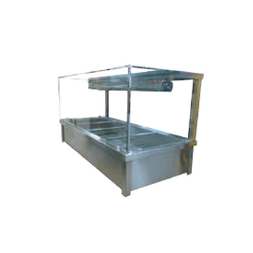 Jasper Wet Hot Food Display 1400 MM BM4 Holds 4 X 1/1 GN Pans (pans Not Included) 15 Amp - BM4