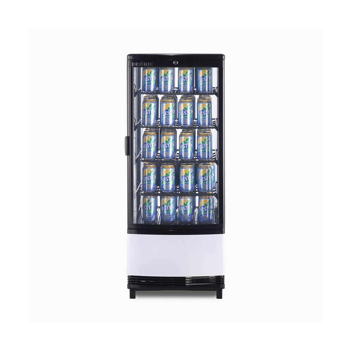 Bromic Countertop Fridge - 98L - 1 Door - Curved Glass - CT0100G4BC-NR