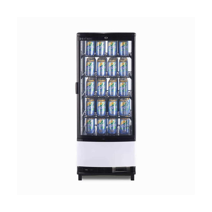 Bromic Countertop Fridge - 98L - 1 Door - Curved Glass - CT0100G4BC-NR