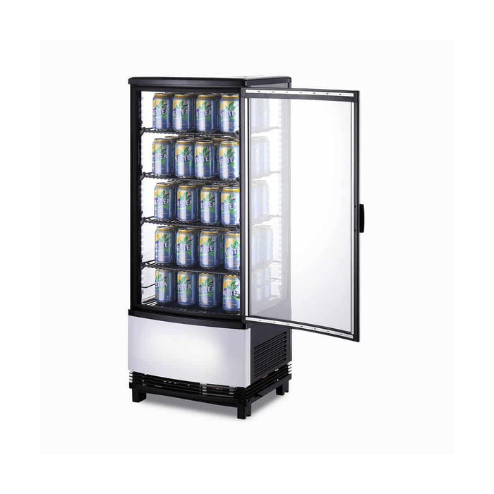 Bromic Countertop Fridge - 98L - 1 Door - Curved Glass - CT0100G4BC-NR