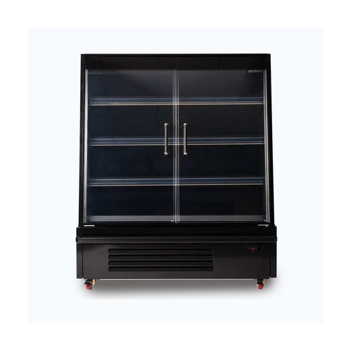 Bromic Semi Vertical Display Fridge - 1250mm - 2 Doors - Hinged - SVM1250HD-NR
