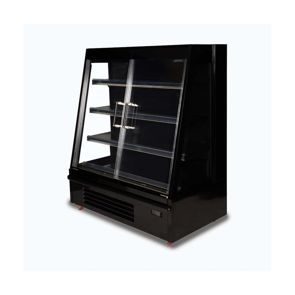 Bromic Semi Vertical Display Fridge - 1250mm - 2 Doors - Hinged - SVM1250HD-NR