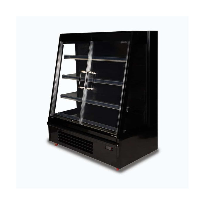 Bromic Semi Vertical Display Fridge - 1250mm - 2 Doors - Hinged - SVM1250HD-NR