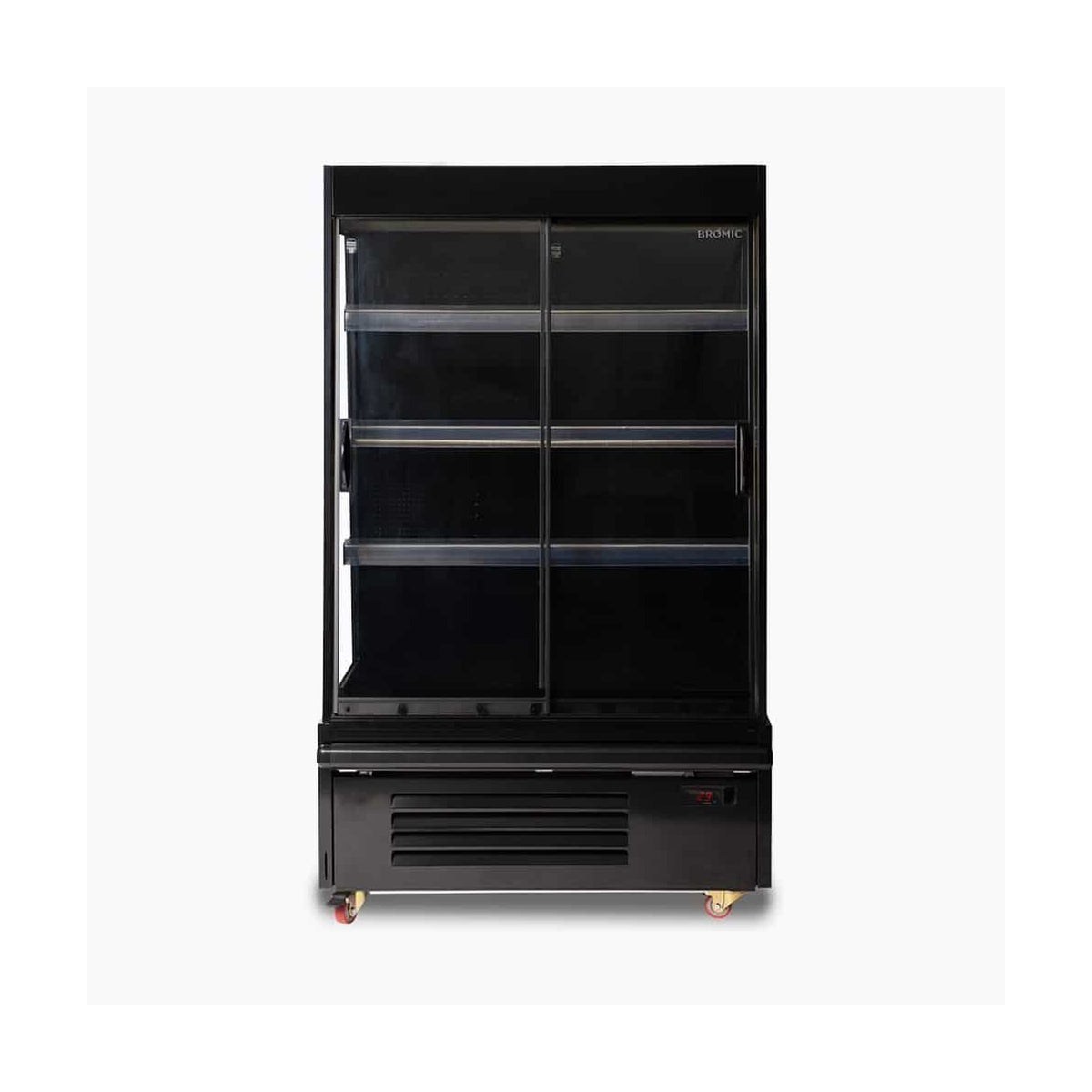 Bromic Semi Vertical Display Fridge - 938mm - 2 Doors - Sliding - SVM1000SD-NR