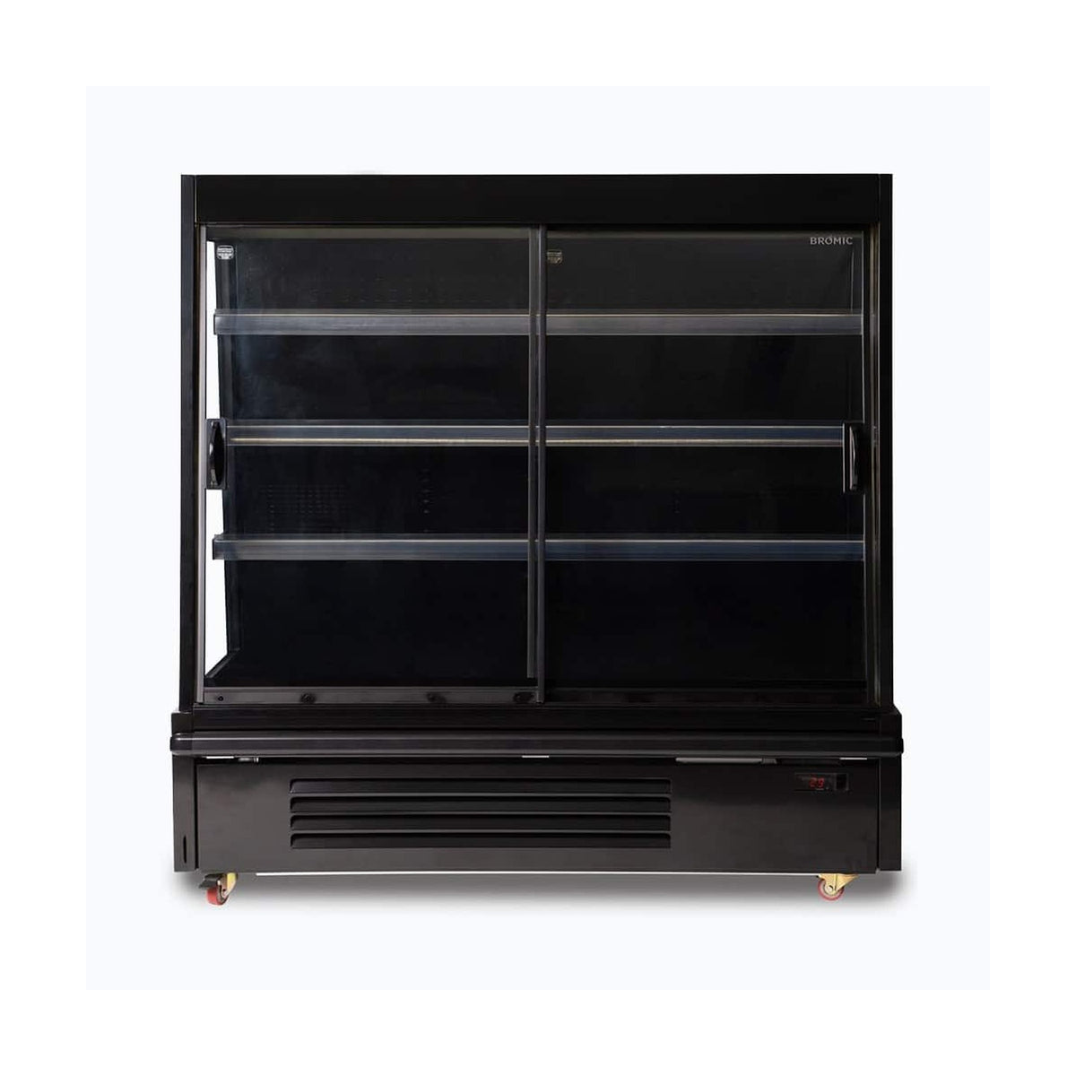 Bromic Semi Vertical Display Fridge - Gondola - 1580mm - 2 Doors - Sliding - SVM1580SD-NR