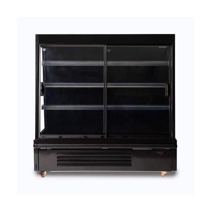 Bromic Semi Vertical Display Fridge - Gondola - 1580mm - 2 Doors - Sliding - SVM1580SD-NR