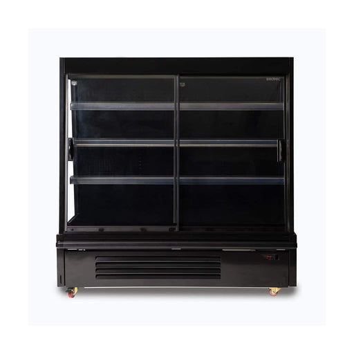 Bromic Semi Vertical Display Fridge - Gondola - 1580mm - 2 Doors - Sliding - SVM1580SD-NR
