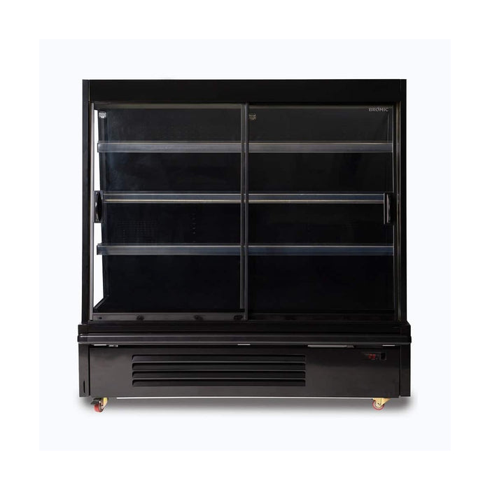 Bromic Semi Vertical Display Fridge - Gondola - 1580mm - 2 Doors - Sliding - SVM1580SD-NR